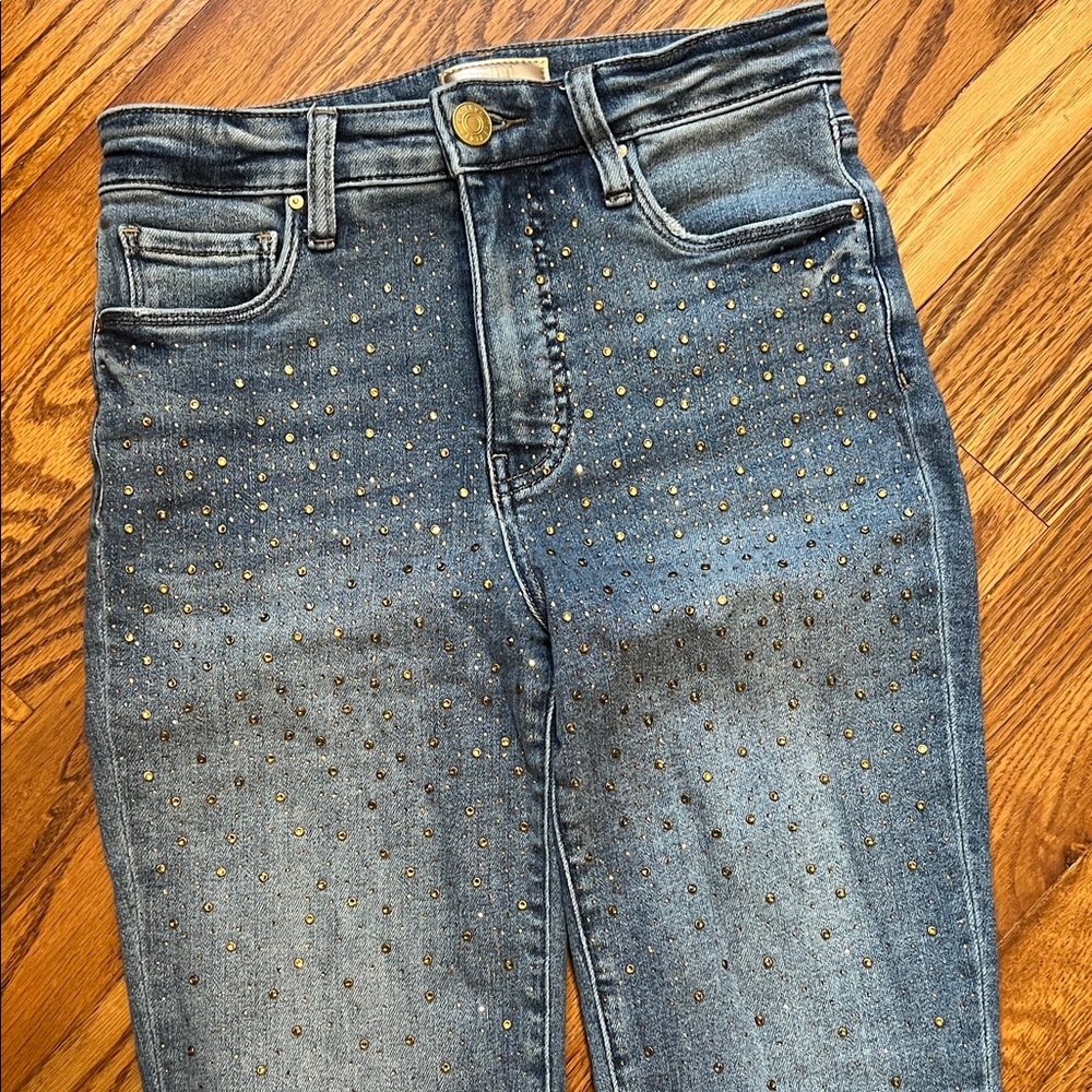 Kut from the Kloth Studded Blue Jeans